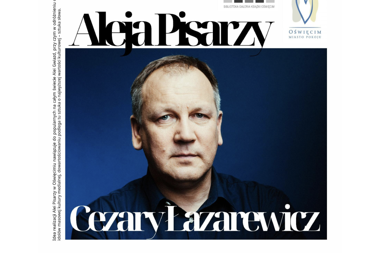 Cezary Łazarewicz otrzyma swoją płytę w Alei Pisarzy. Uroczystość 23 października