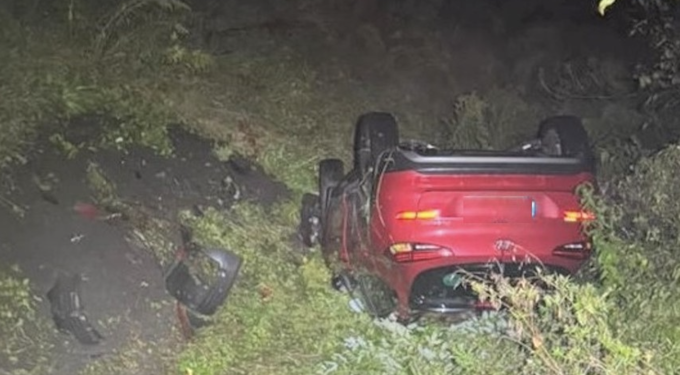 3,3 promila alkoholu. Dachowała samochodem na ulicy Wysokie Brzegi w Oświęcimiu