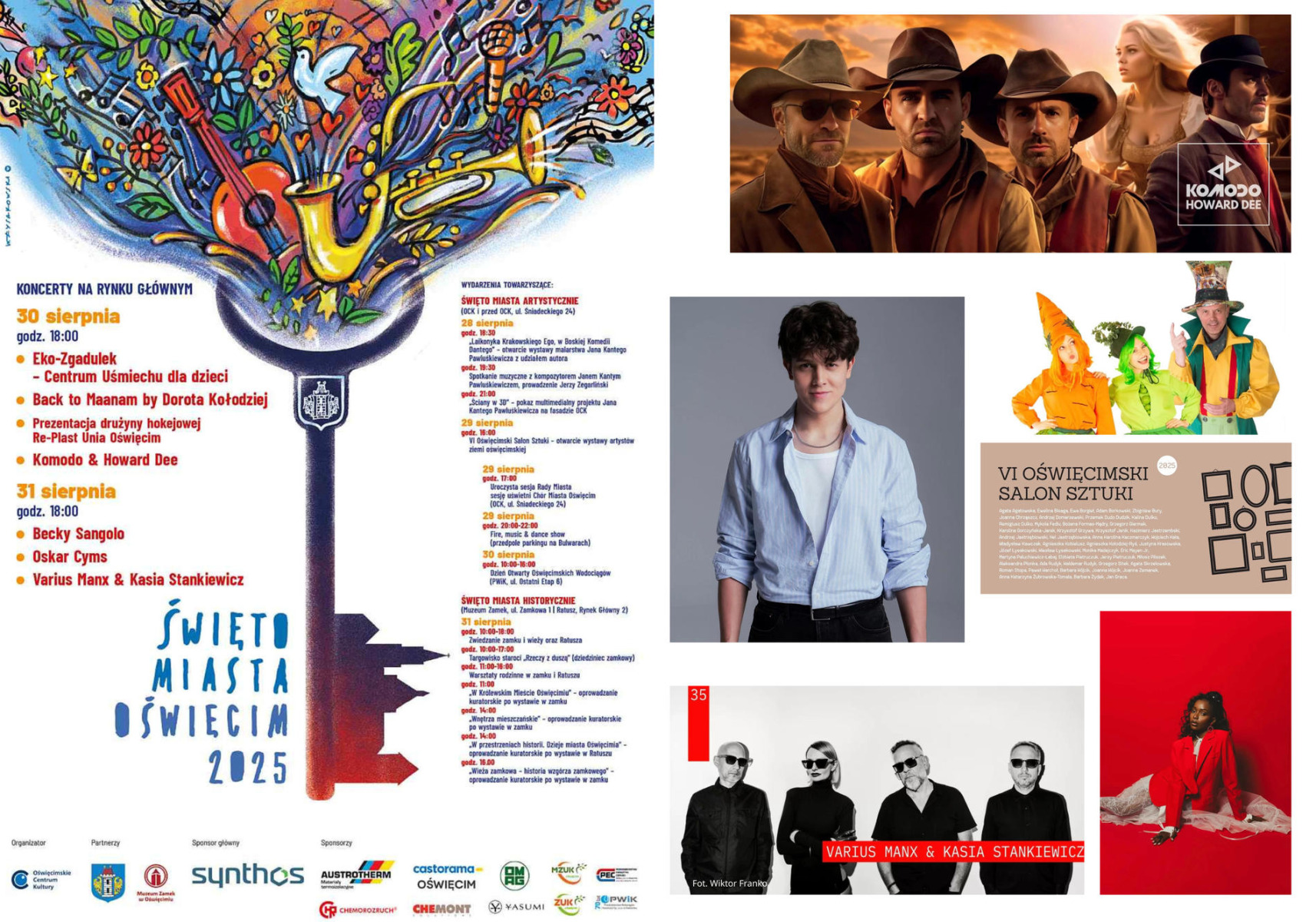 Koncerty, wystawy i pokaz, czyli Święto Miasta Oświęcimia