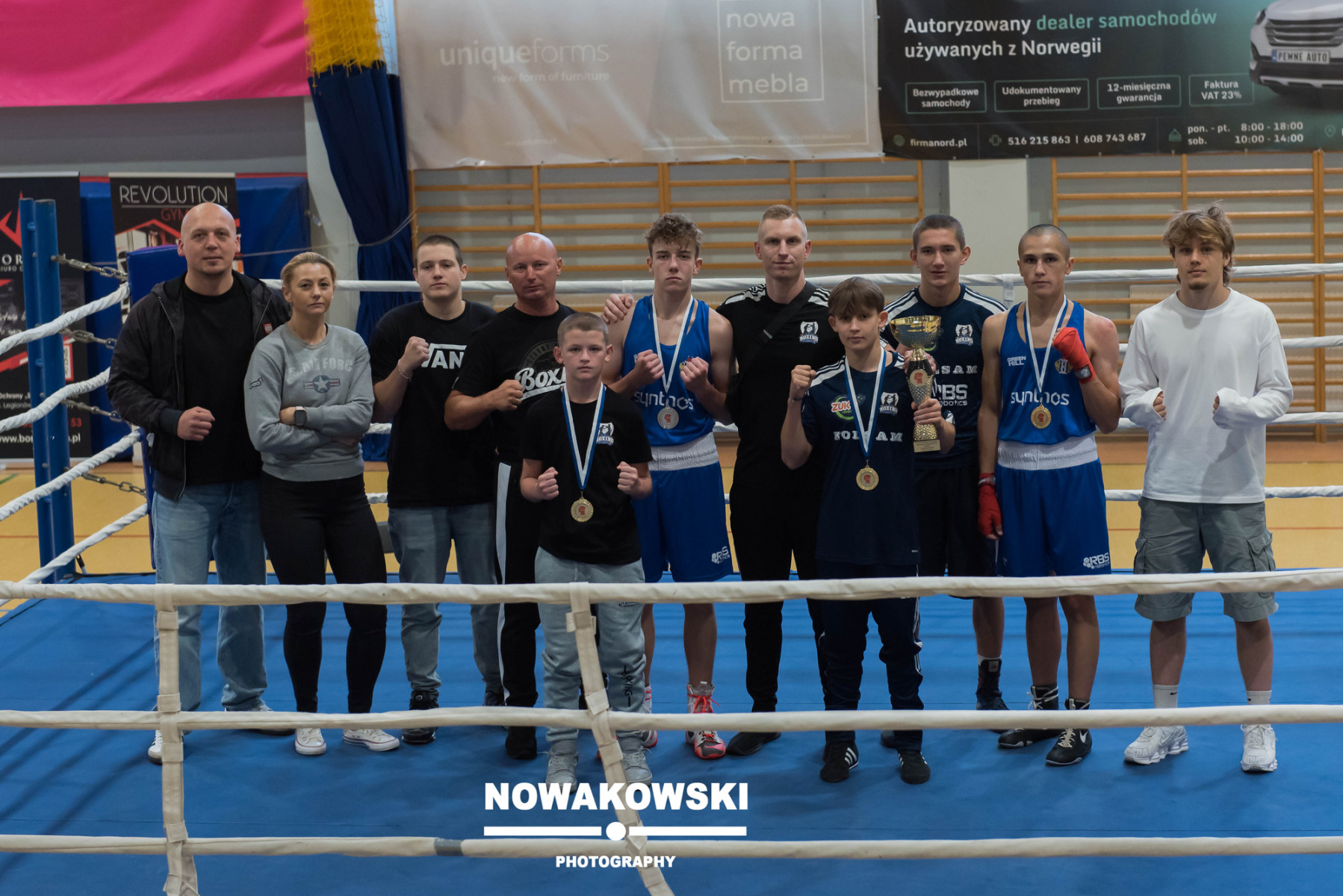 Mocne ciosy pięściarzy Unii Boxing na kęckim ringu – FOTO