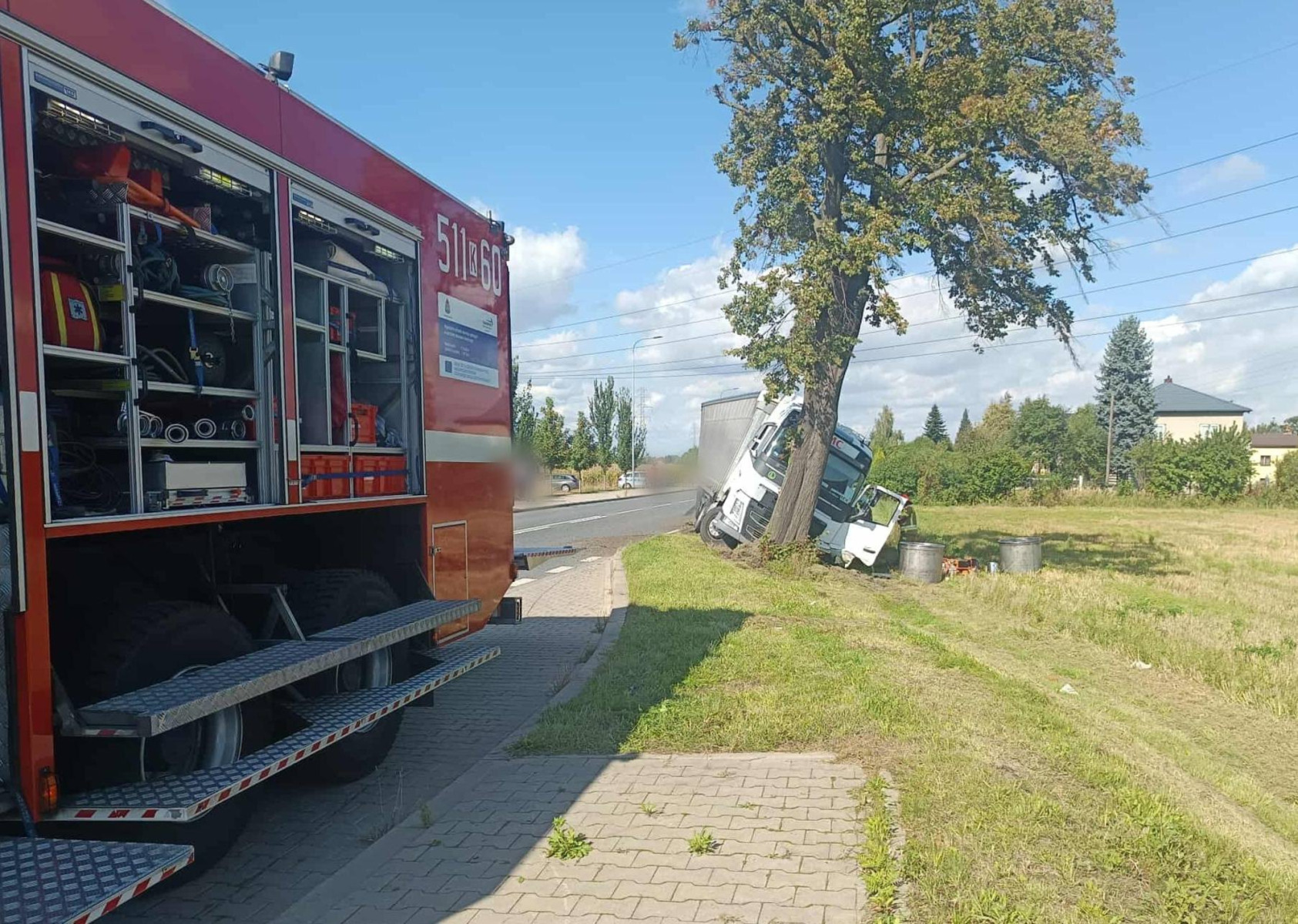 Droga Kęty-Oświęcim zablokowana po wypadku śmiertelnym – FOTO