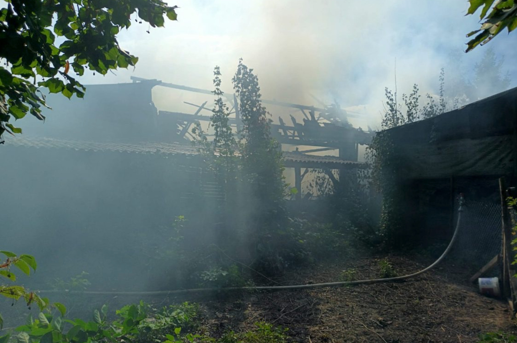 Pożar w Brzezince. Ponad 40 strażaków w akcji