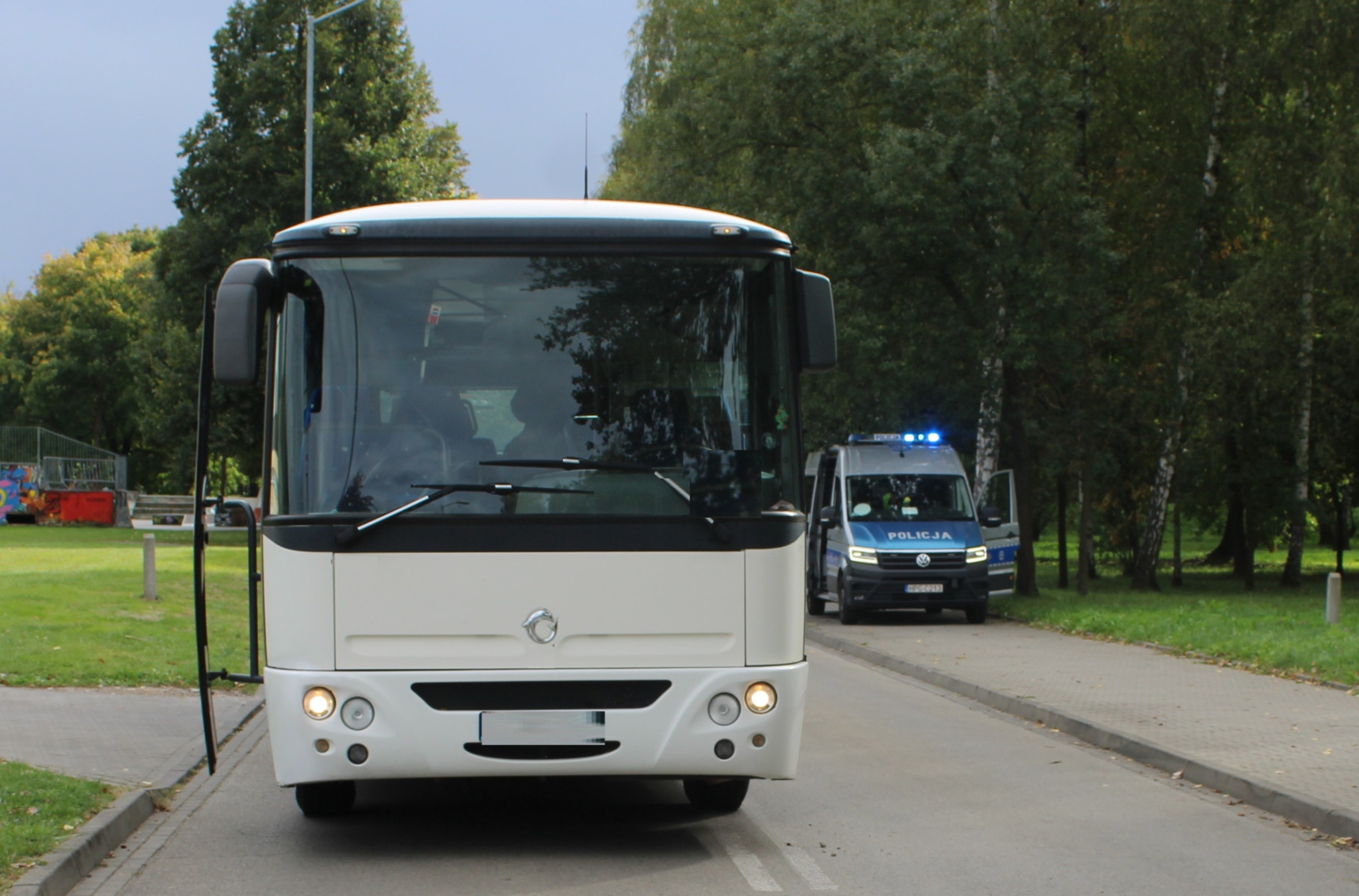42-latka trafiła do szpitala po zdarzeniu z autobusem
