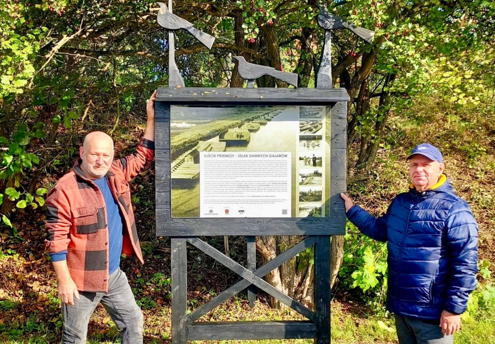 Tablica o flisackich tradycjach wróciła nad Przemszę – FOTO