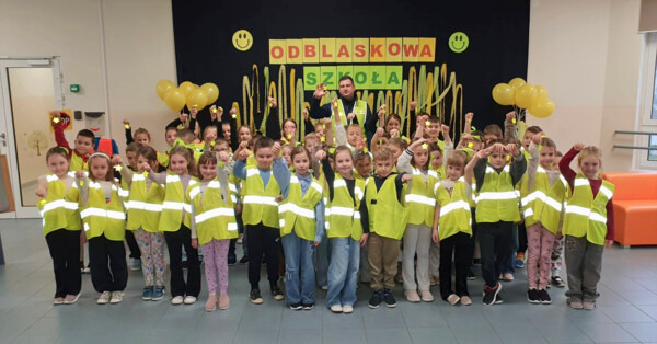 „Odblaskowa Szkoła” w Chełmku. Ważna lekcja dla dzieci - FOTO