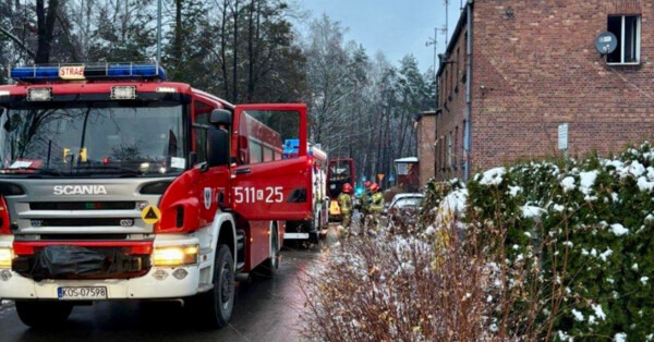 Tragiczny pożar w Chełmku. Zginęła jedna osoba