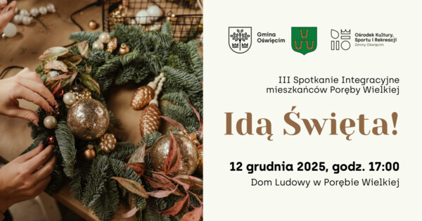 Wianki, pierniczki i rozmowy przy kawie w Porębie Wielkiej