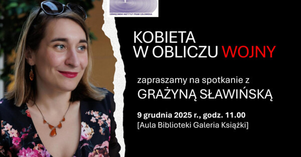Grażyna Sławińska opowie o pomocy w Ukrainie