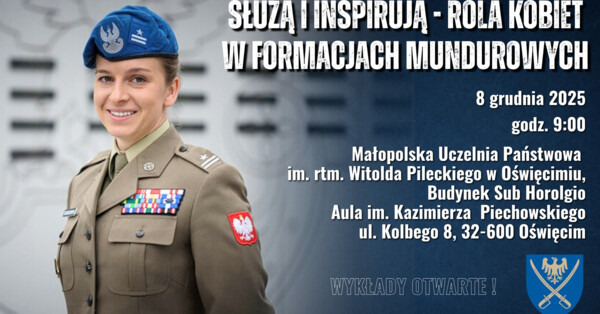 Kobiety w mundurach, seminarium na uczelni w Oświęcimiu