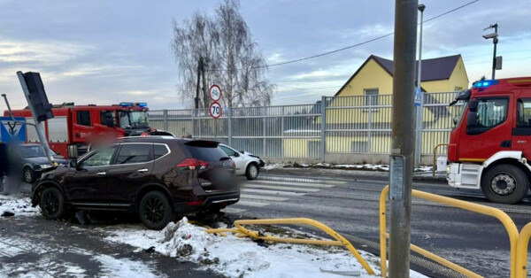 Zdarzenie na krajówce w Oświęcimiu. Kobieta trafiła do szpitala