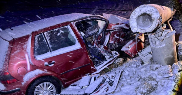 Nocna kolizja. O krok od tragedii w Bielanach