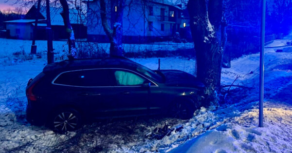 1,8 promila i volvo na drzewie