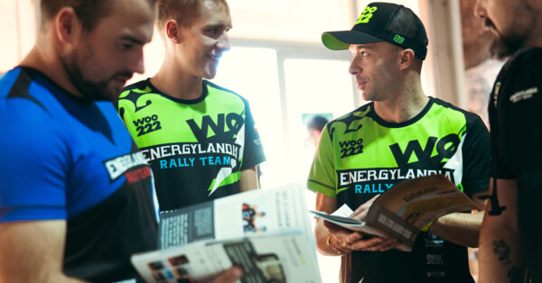 W komplecie na mecie