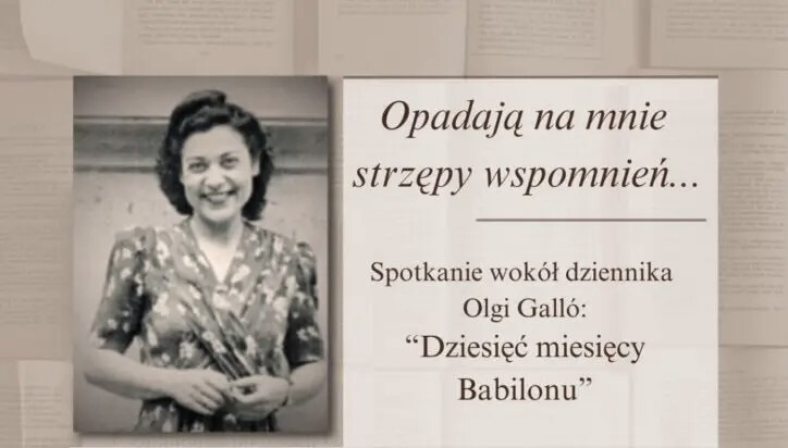 Oświęcim zaprasza na spotkanie z dziennikiem Olgi Galló