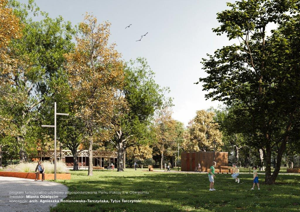 Druga część Parku Pokoju z unijnym wsparciem - WIZUALIZACJA