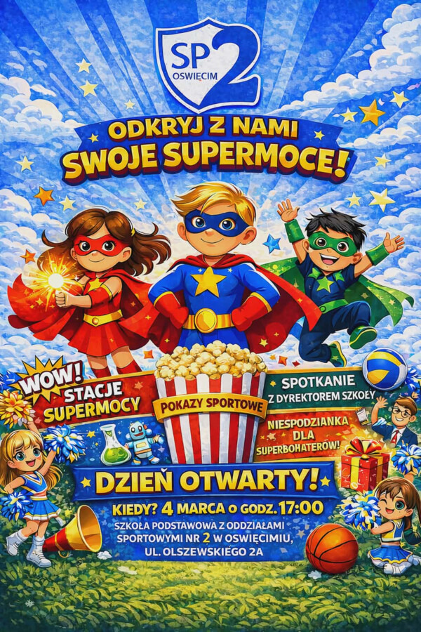 Odkryj supermoce w SP nr 2 w Oświęcimiu