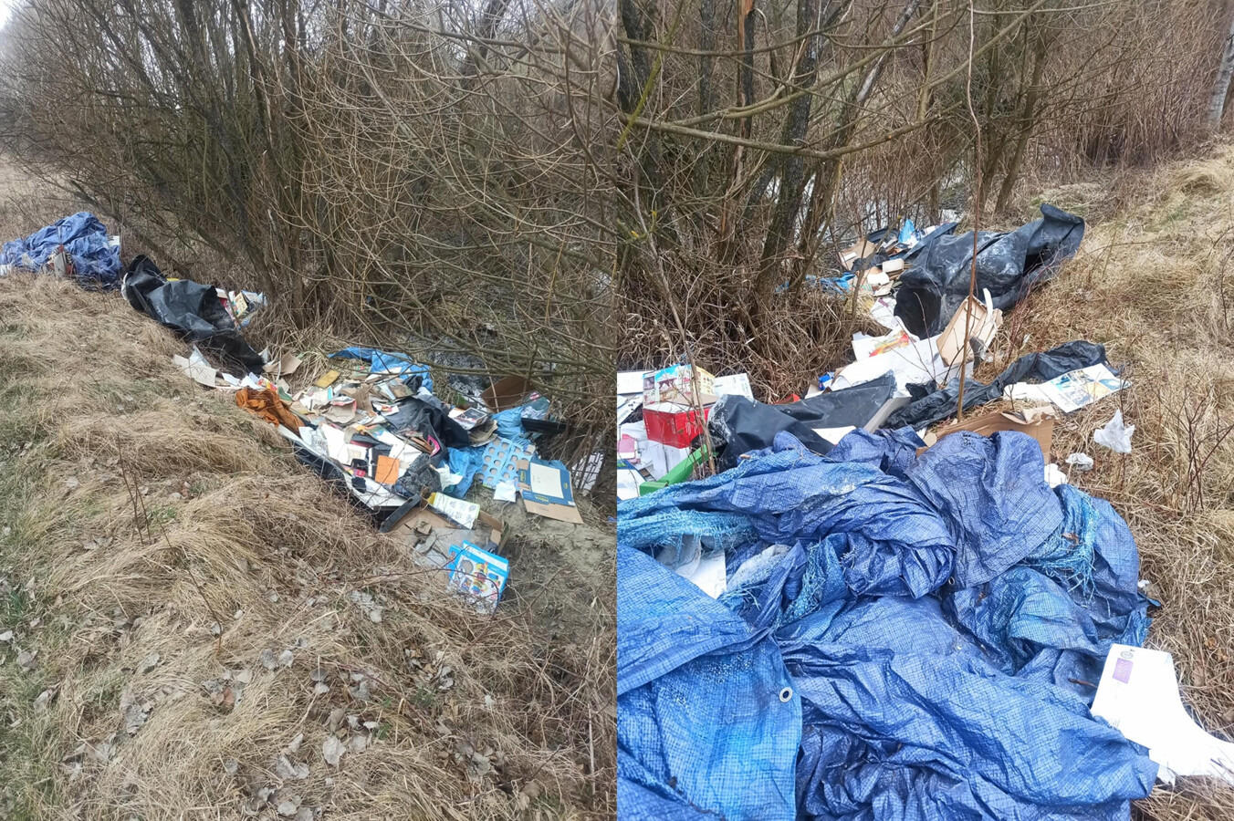 Pojechał z Nowej Wsi do Bielan, żeby wyrzucić śmieci