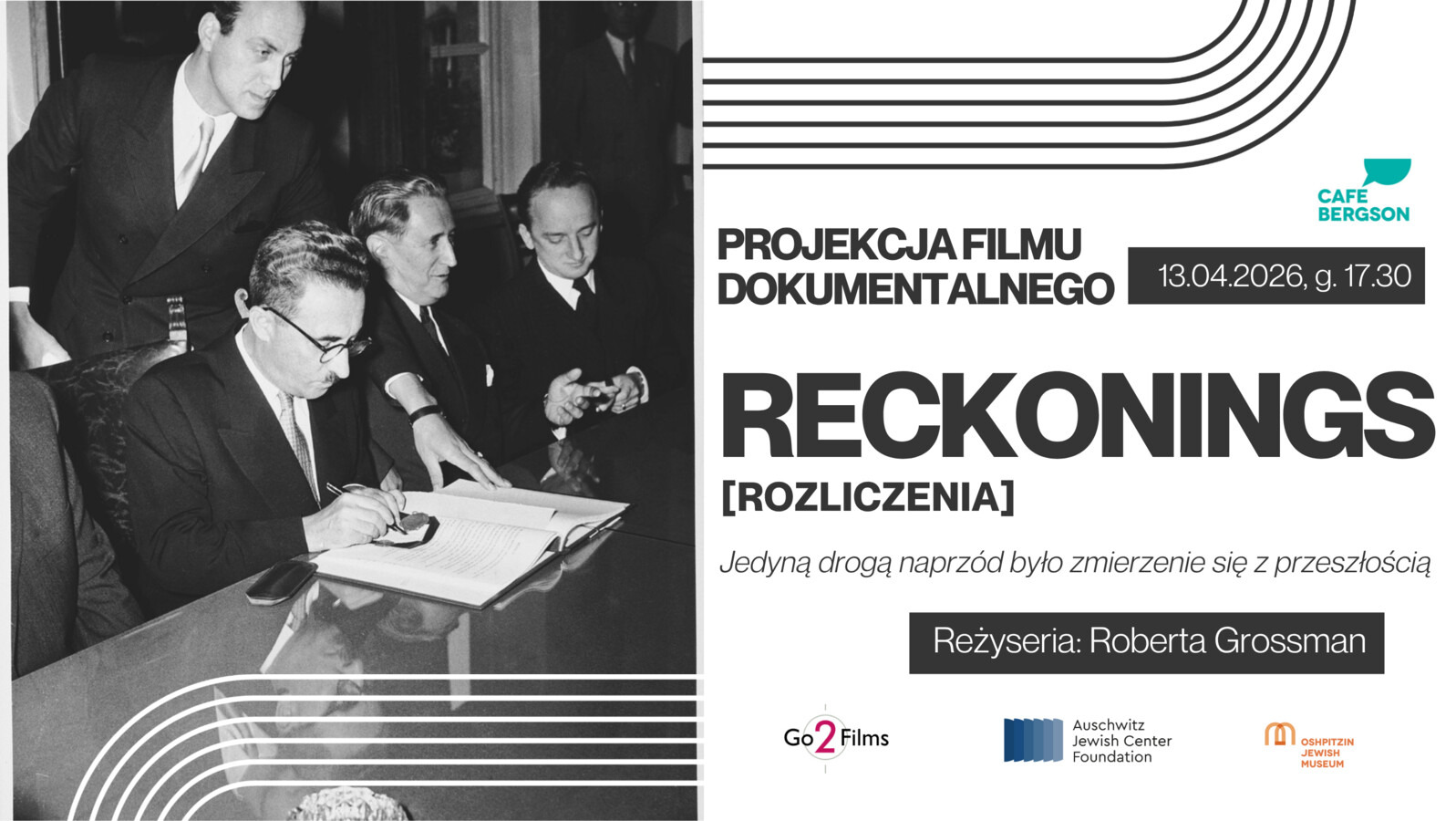 Film „Rozliczenia” w Cafe Bergson