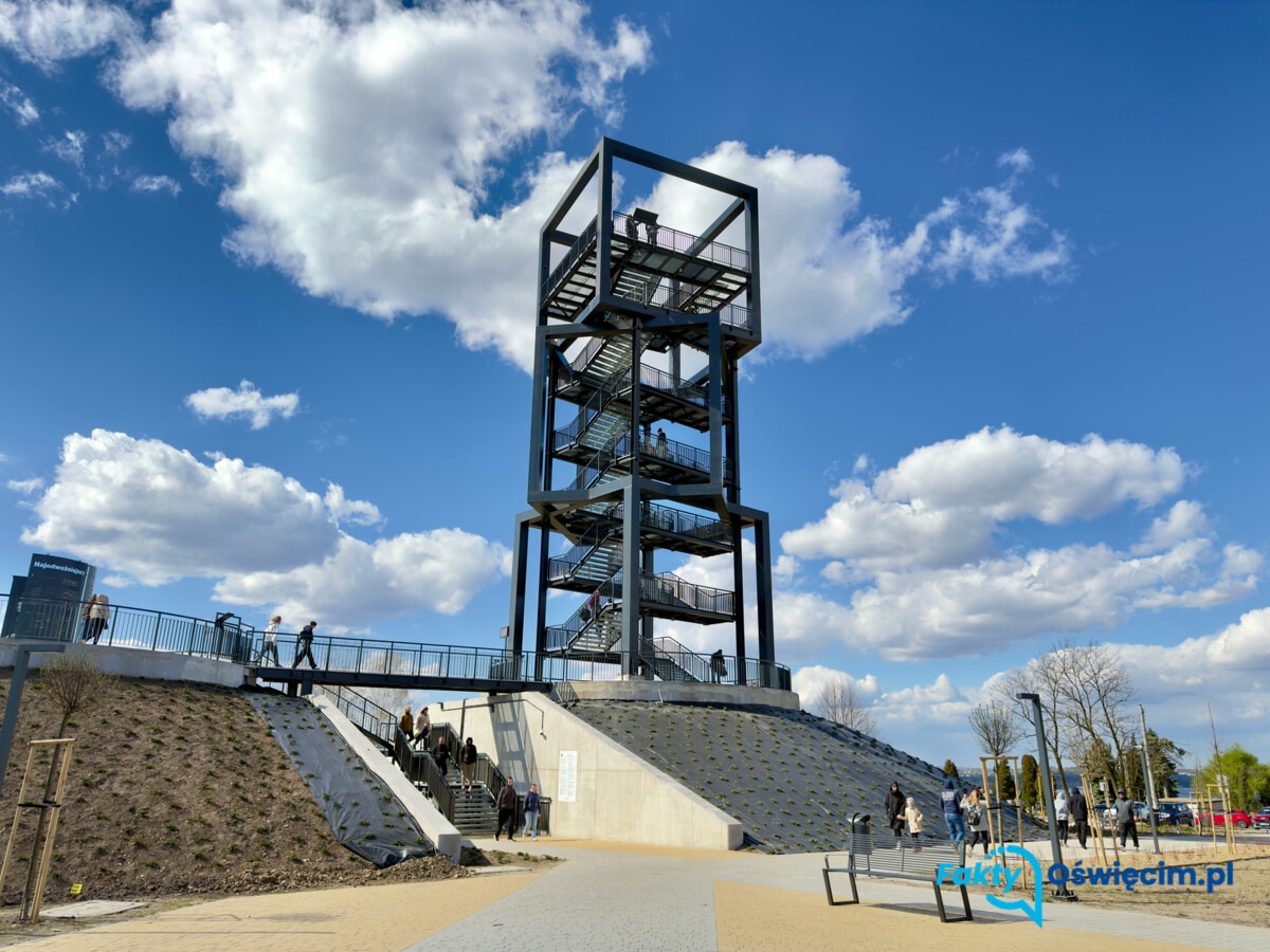 Wieża widokowa w Chełmku przyciąga turystów