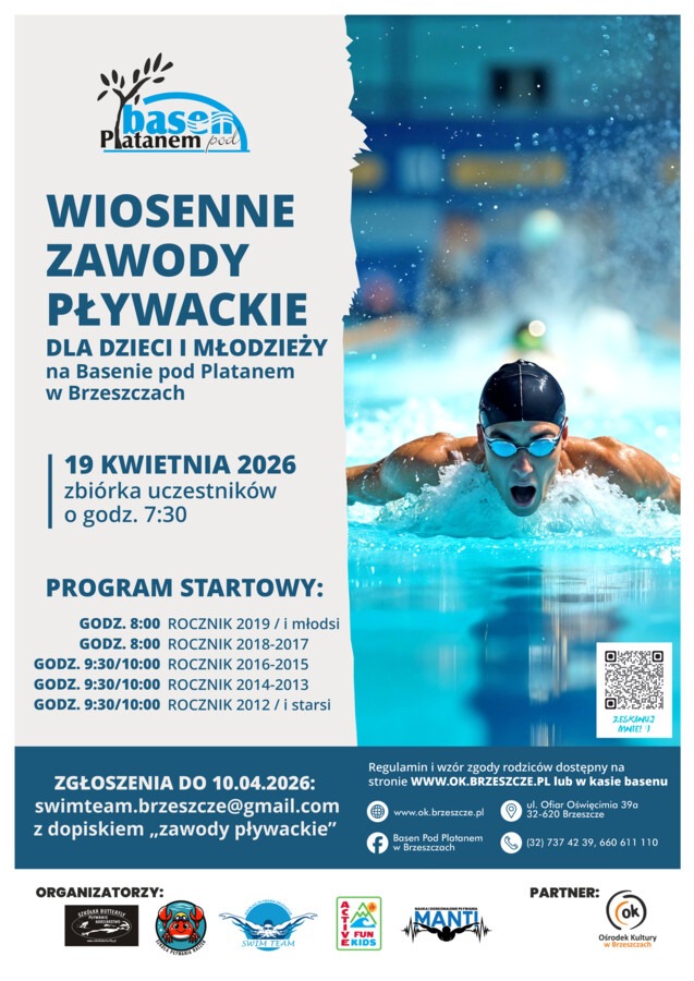 Młodzi pływacy staną na starcie w Brzeszczach