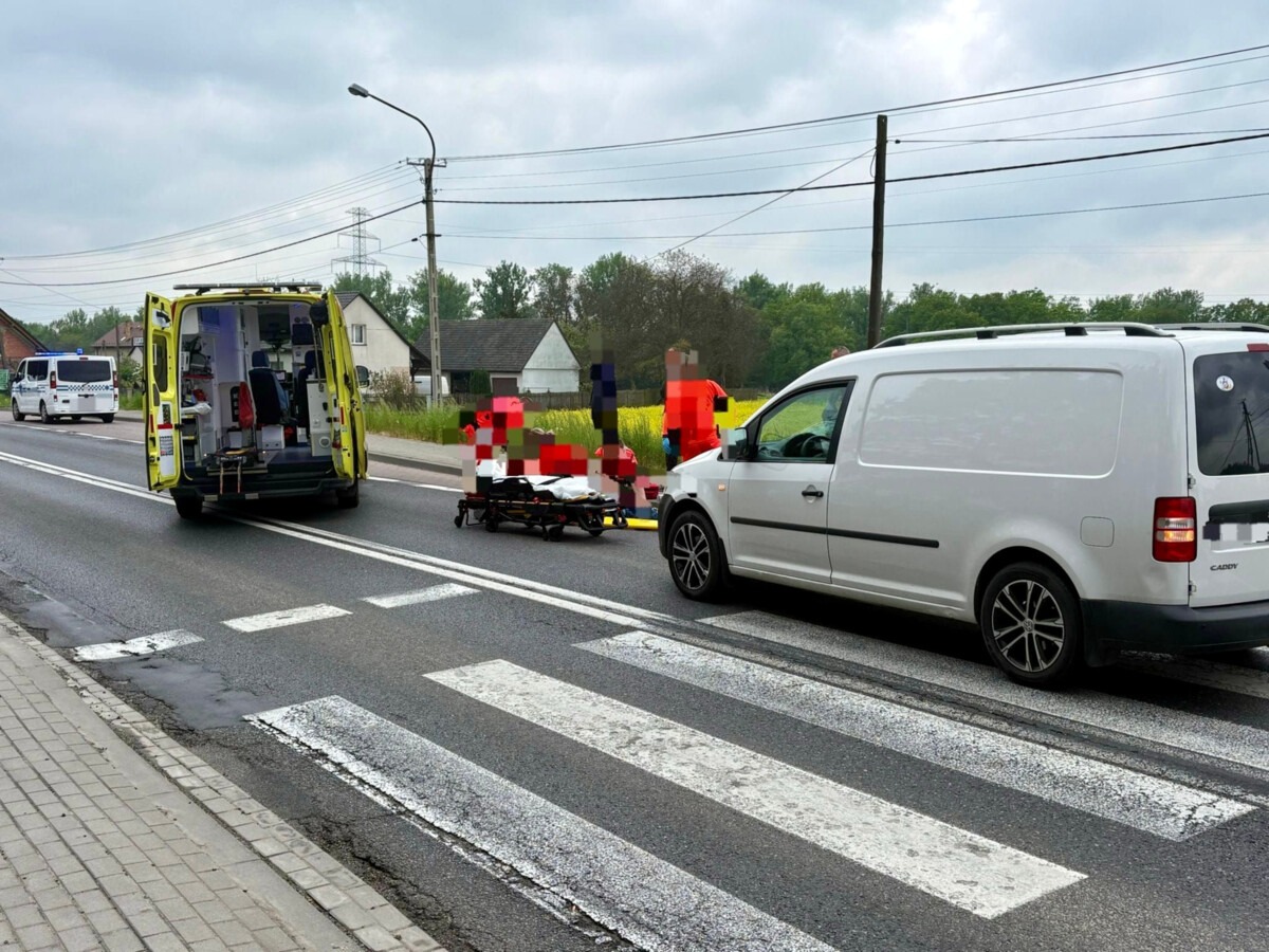 Potrącenie pieszej w Grojcu. Są utrudnienia