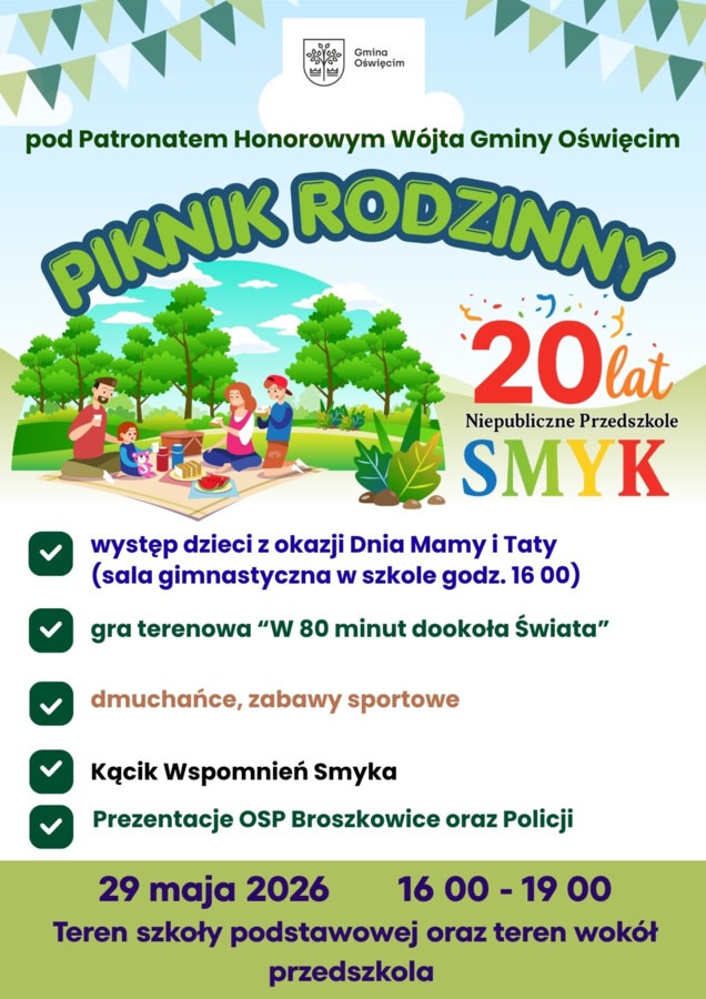 Piknik rodzinny i jubileusz przedszkola w Babicach