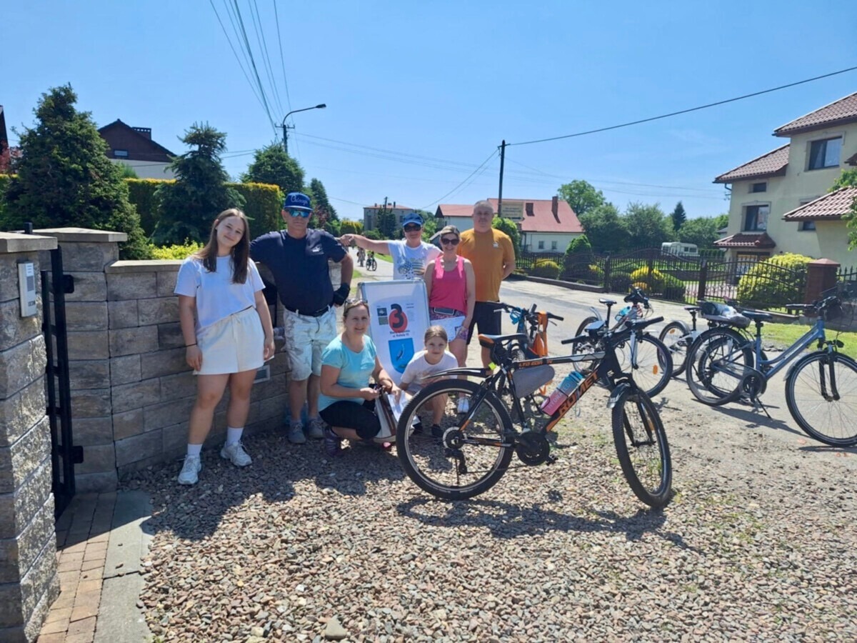 Rowerami poznają gminę Oświęcim
