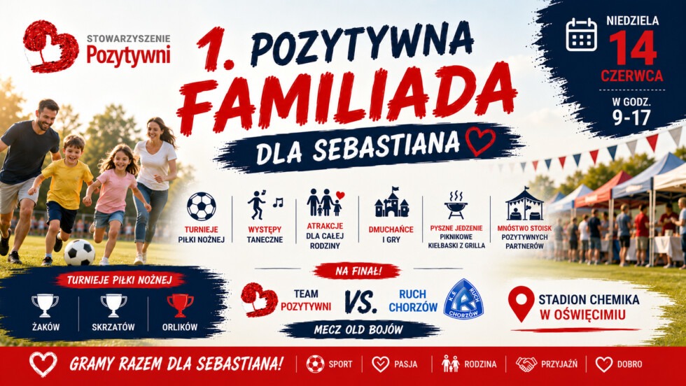 1. Pozytywna Familiada. Trzy imprezy w jednym miejscu. Dla Sebastiana
