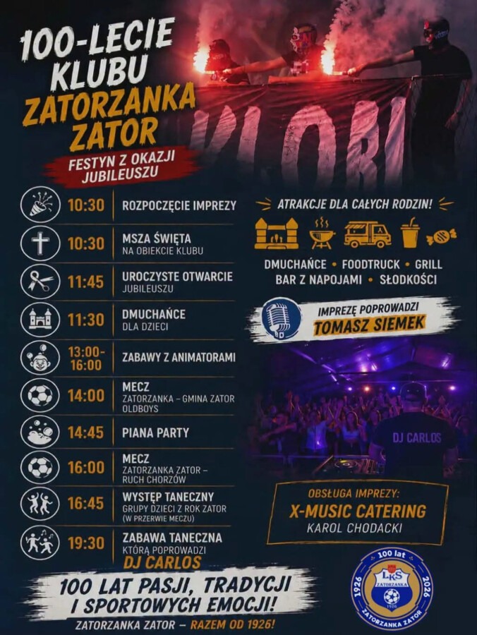 Sto lat Zatorzanki. Będzie mecz z Ruchem