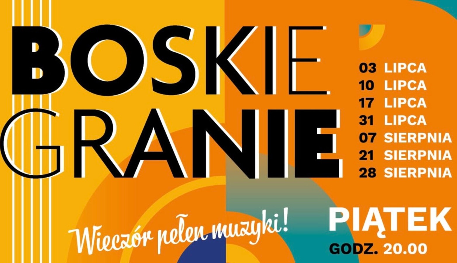 Boskie Granie 2026. Muzyka w wakacyjne piątki