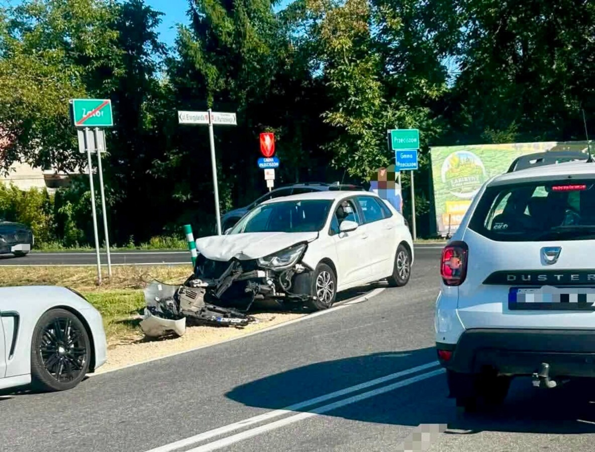 Utrudnienia na drodze przy Energylandii - FOTO