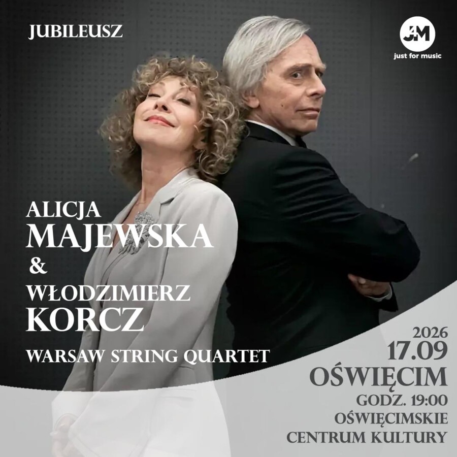 Alicja Majewska i Włodzimierz Korcz w Oświęcimiu - koncert jubileuszowy