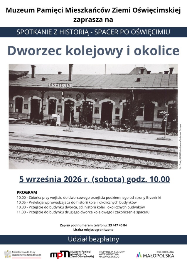 Spacer historyczny po dworcu kolejowym i okolicach