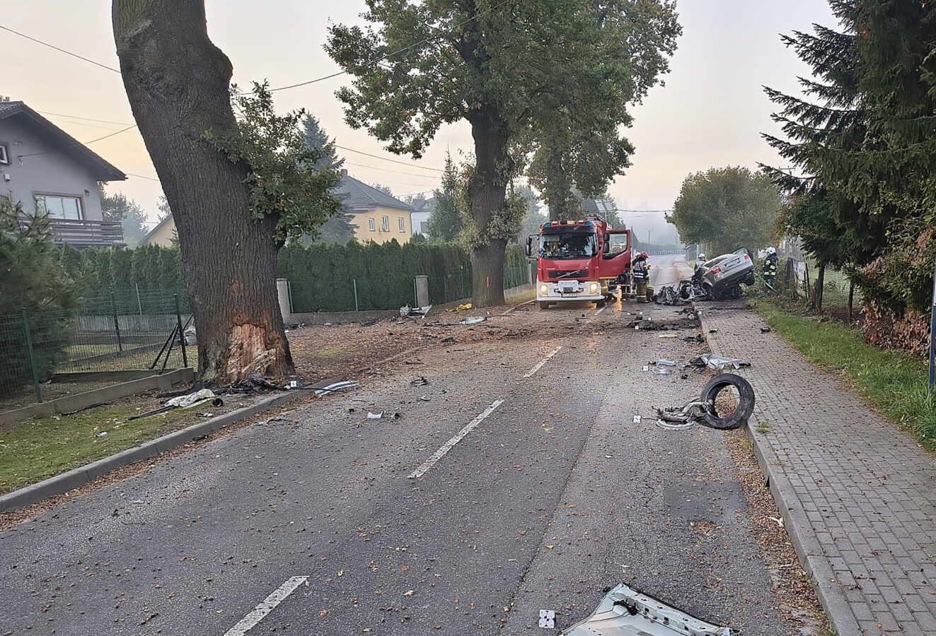 Tragiczny wypadek w Skidziniu. Zginął 20-latek