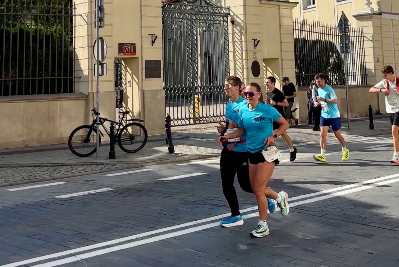 Oświęcimianka przebiegła maraton z niewidomym Wojtkiem - FOTO