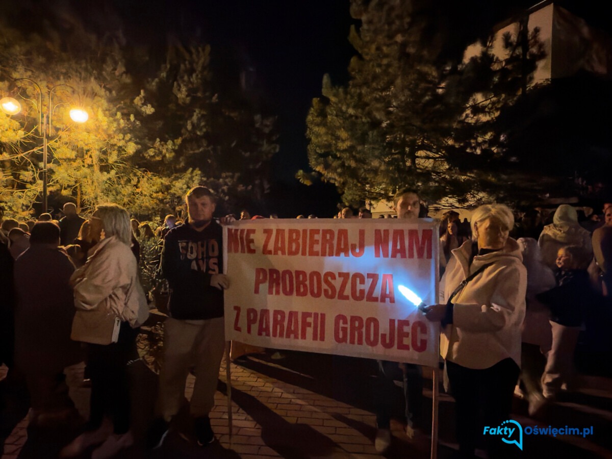 Biskup Roman Pindel salwował się ucieczką z parafii w Grojcu - FILM, FOTO