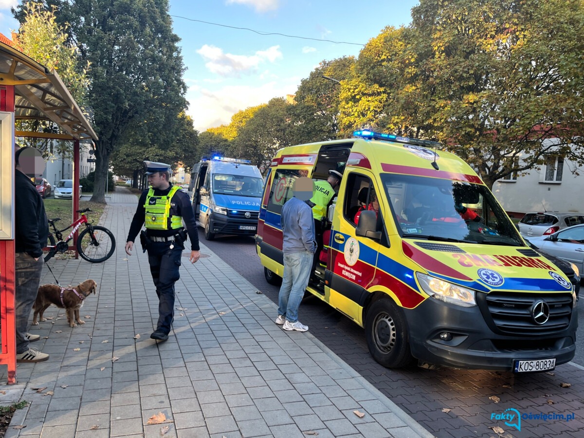 Nastolatek wysiadł z autobusu i wbiegł przed samochód - FOTO