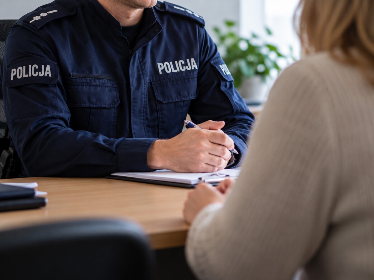 „Policjant z powołania”. Mieszkanka dziękuje
