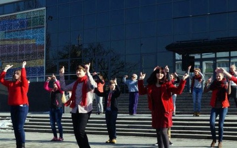 One Billion Rising w Oświęcimiu