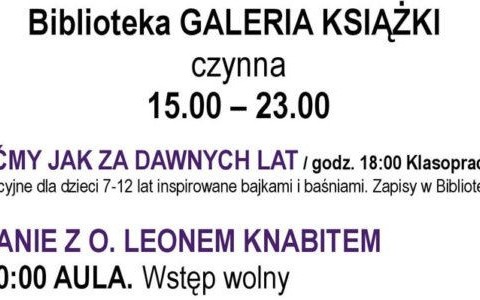 Noc Bibliotek w Oświęcimiu