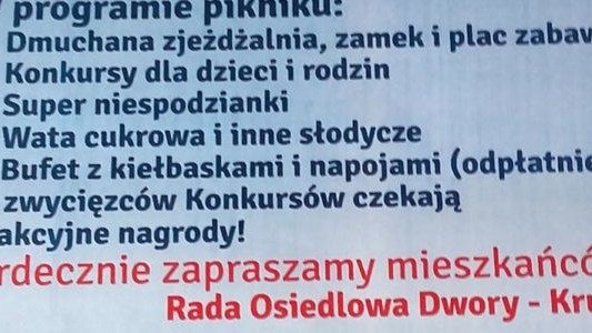 Piknik Rodzinny z okazji Dnia Dziecka