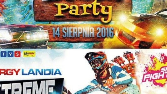 Beach Party, sportowe samochody i ekstremalne sporty w Energylandii