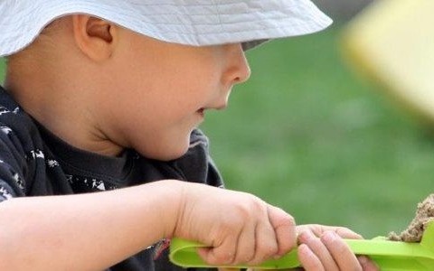 Piwny ogródek w piaskownicy