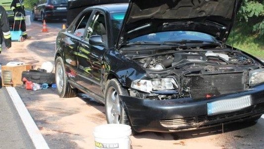 Spowodował kolizję. Unika policji – FOTO