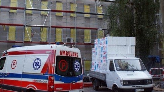 Docieplenie szpitala prawie gotowe
