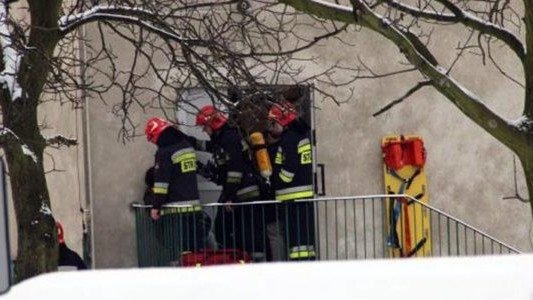 Zadymienie w szkole w Brzeszczach – FOTO