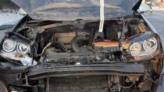 Ciężarna kobieta w szpitalu po wypadku drogowym – FOTO