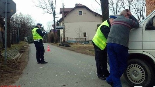 Kolejny wypadek. Rowerzysta nieprzytomny