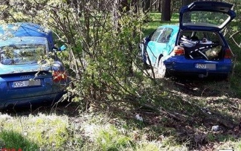 Karambol w Jawiszowicach. Trzymiesięczne dziecko w szpitalu – FOTO