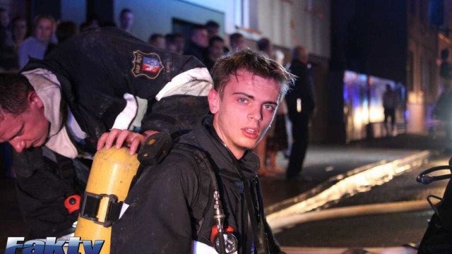 Palił się dom w Kętach – FOTO